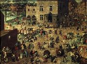 Pieter Bruegel barnlekar oil painting reproduction
